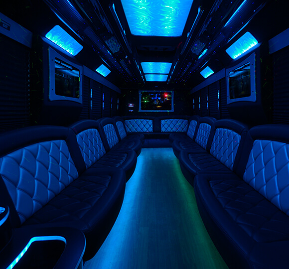 amazing limo bus
