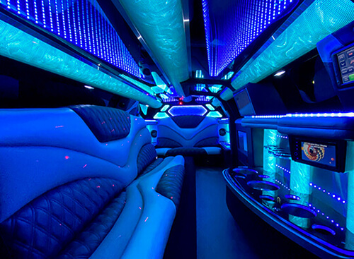 inside party bus